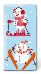 Taschentücher - Aktive Schneemänner