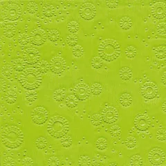 Servietten mit Prägung - Moments Uni kiwi