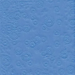 Napkins embossed - Moments Uni light blue Napkins embossed - Moments Uni light blue