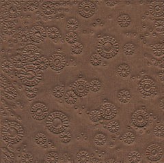 Servietten mit Prägung - Moments Uni braun