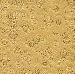 Servietten mit Prägung - Moments Uni gold