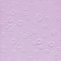 Servietten mit Prägung - Moments Uni lavendel