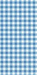 Büfettservietten kariert blau - Vichy