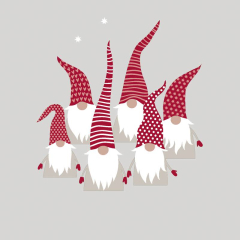 Cocktail napkins - Scandic Santas