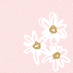 Cocktailservietten - Blühendes Muster