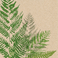 Cocktailservietten - Farn - 100% Recycling