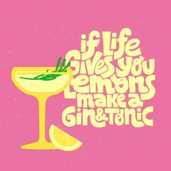 Cocktailservietten - Gin und Tonic Cocktailservietten - Gin und Tonic