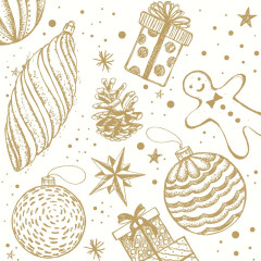 Cocktailservietten - Kugelsinfonie