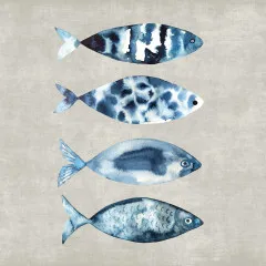 Cocktailservietten - Viele Fische Cocktailservietten - Viele Fische