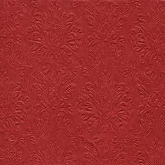 Dinnerservietten - Moments Ornament rot