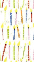 Guest towels - B-day candles