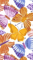 Guest towels - Colorful butterflies