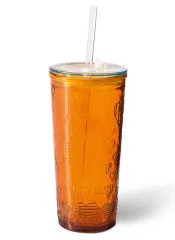 Glass to go - Hearts orange