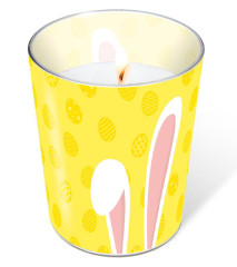 Candle in a glass - Bunny Ears