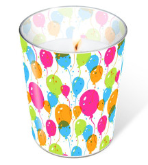 Glaskerze - Luftballons