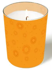 Candle in a glass - Moments Uni orange