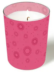 Candle in a glass - Moments Uni pink Candle in a glass - Moments Uni pink