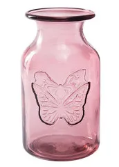 Glass vase - Butterfly rose