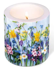 Candle - Spring flowers