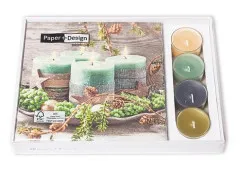 Combibox - Four green candles