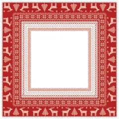 Mitteldecke - Helene rot Mitteldecke - Helene rot