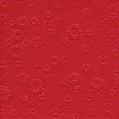 Cocktailservietten - Moments Uni rubinrot