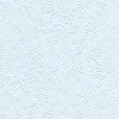 Servietten mit Prägung - Moments Ornament pastellblau