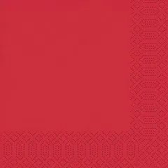 Servietten - Uni rot