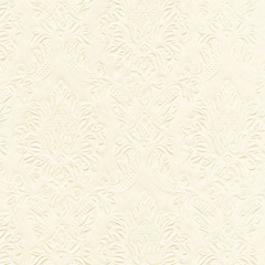 Dinnerservietten - Moments Ornament creme