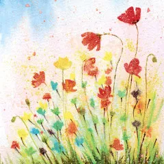 Servietten - Blütezeit Aurora