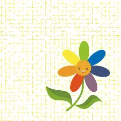 Servietten - Bunte Blume