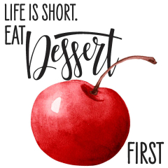 Servietten - Dessert First