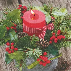 Napkins - The first candle