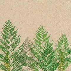 Servietten - Farn - 100% Recycling