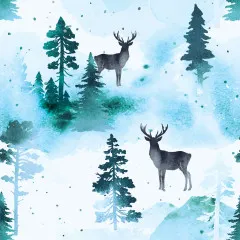 Napkins - Frosty deer