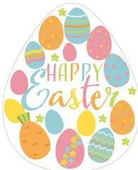 Servietten gestanzt - Eier im Ei