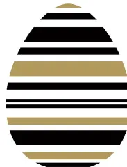 Napkins punched in form - Modern Egg Napkins punched in form - Modern Egg