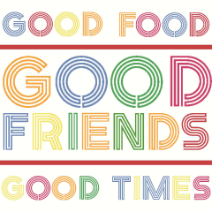 Servietten - Good friends