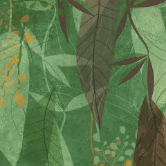 Napkins - Emerald autumn