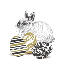 Servietten - Hase und Ostereier Servietten - Hase und Ostereier