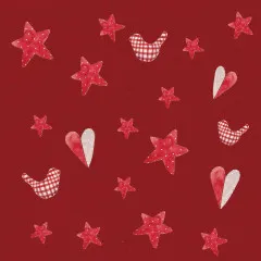 Napkins - Artisan joy red Napkins - Artisan joy red