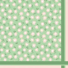 Napkins - Ditsy green