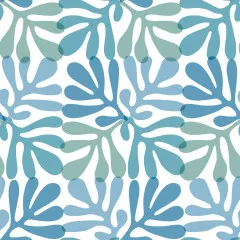 Napkins - Coral Pattern blue