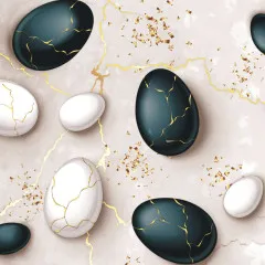 Napkins - Marble eggs Napkins - Marble eggs