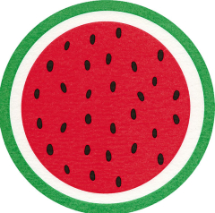 Servietten gestanzt - Melone