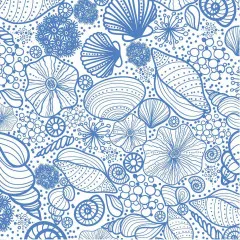 Napkins - Seashell Pattern
