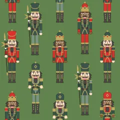 Napkins - Nutcracker green