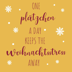 Servietten - One Plätzchen