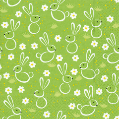 Napkins - Easter meadow