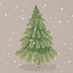 Servietten - Pfiffiger Baum